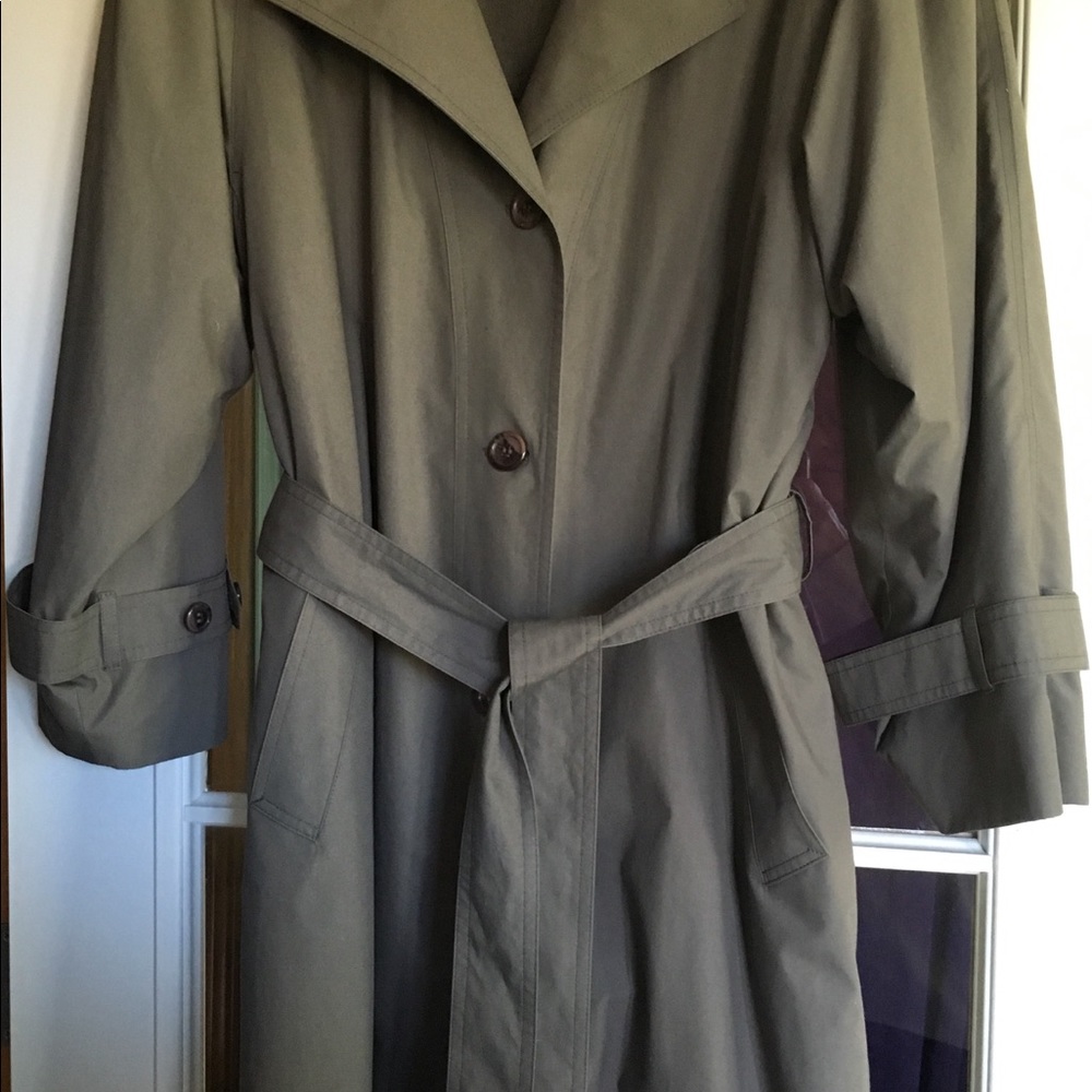 Misty Harbor Taupe Trench Coat EUC